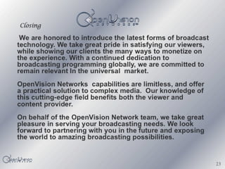 OVN Live concert ads