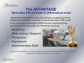 OVN Live concert ads