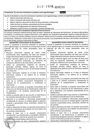 PROGRAMA CURRICULAR DE EDUCACIÓN SECUNDARIA 2017