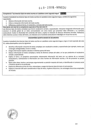 PROGRAMA CURRICULAR DE EDUCACIÓN SECUNDARIA 2017