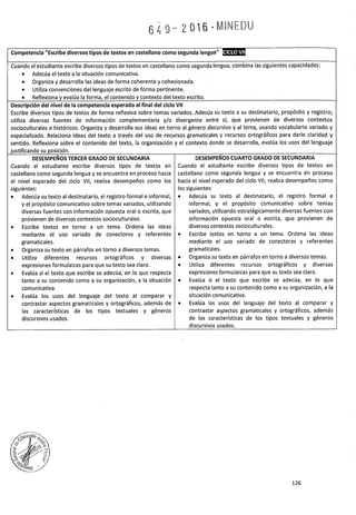 PROGRAMA CURRICULAR DE EDUCACIÓN SECUNDARIA 2017