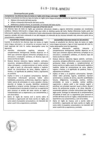 PROGRAMA CURRICULAR DE EDUCACIÓN SECUNDARIA 2017