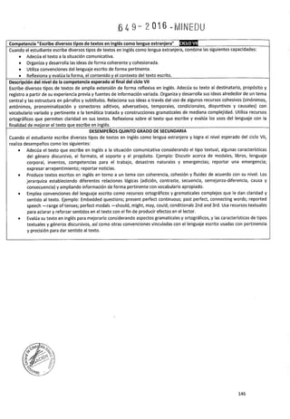 PROGRAMA CURRICULAR DE EDUCACIÓN SECUNDARIA 2017