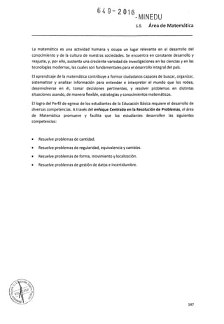 PROGRAMA CURRICULAR DE EDUCACIÓN SECUNDARIA 2017