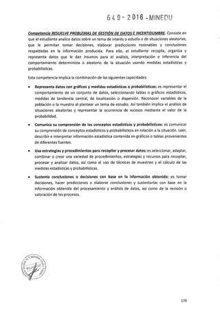 PROGRAMA CURRICULAR DE EDUCACIÓN SECUNDARIA 2017