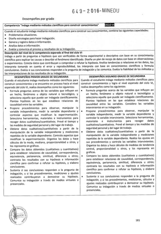 PROGRAMA CURRICULAR DE EDUCACIÓN SECUNDARIA 2017