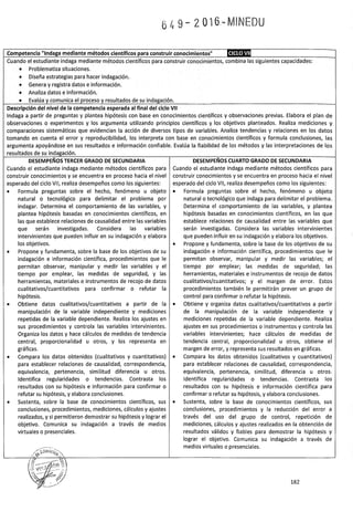 PROGRAMA CURRICULAR DE EDUCACIÓN SECUNDARIA 2017