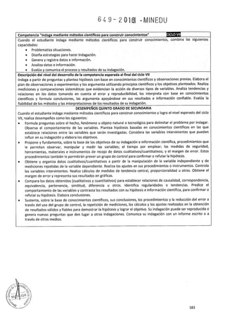 PROGRAMA CURRICULAR DE EDUCACIÓN SECUNDARIA 2017