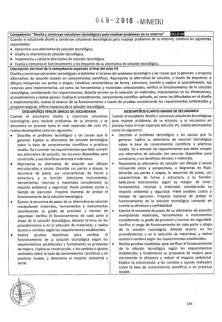 PROGRAMA CURRICULAR DE EDUCACIÓN SECUNDARIA 2017