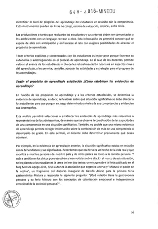 PROGRAMA CURRICULAR DE EDUCACIÓN SECUNDARIA 2017