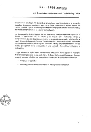 PROGRAMA CURRICULAR DE EDUCACIÓN SECUNDARIA 2017