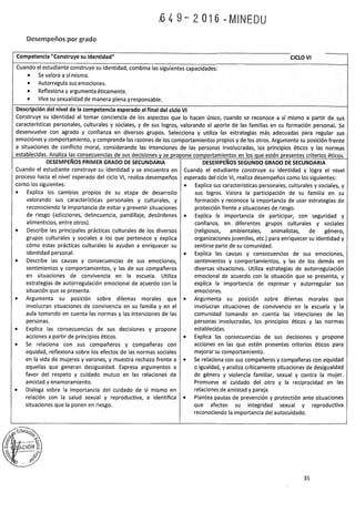 PROGRAMA CURRICULAR DE EDUCACIÓN SECUNDARIA 2017