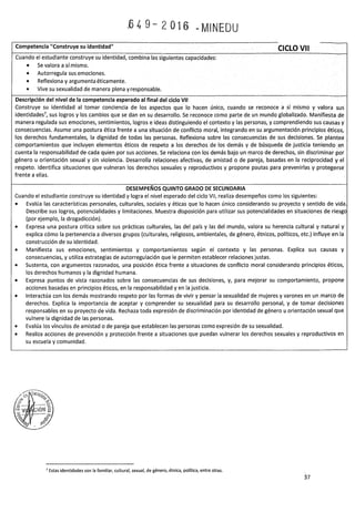 PROGRAMA CURRICULAR DE EDUCACIÓN SECUNDARIA 2017