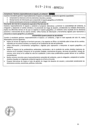 PROGRAMA CURRICULAR DE EDUCACIÓN SECUNDARIA 2017