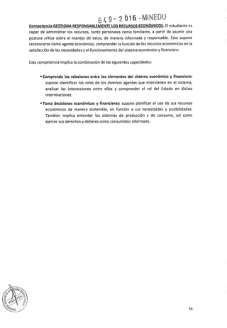 PROGRAMA CURRICULAR DE EDUCACIÓN SECUNDARIA 2017