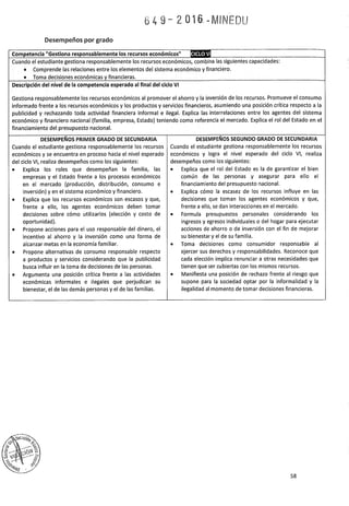 PROGRAMA CURRICULAR DE EDUCACIÓN SECUNDARIA 2017