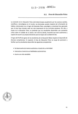 PROGRAMA CURRICULAR DE EDUCACIÓN SECUNDARIA 2017