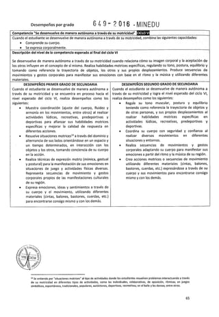 PROGRAMA CURRICULAR DE EDUCACIÓN SECUNDARIA 2017