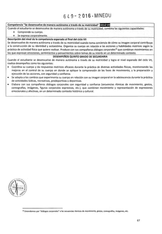 PROGRAMA CURRICULAR DE EDUCACIÓN SECUNDARIA 2017