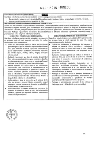 PROGRAMA CURRICULAR DE EDUCACIÓN SECUNDARIA 2017