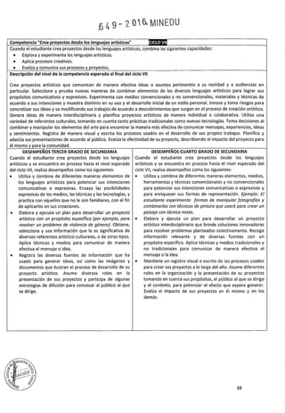 PROGRAMA CURRICULAR DE EDUCACIÓN SECUNDARIA 2017