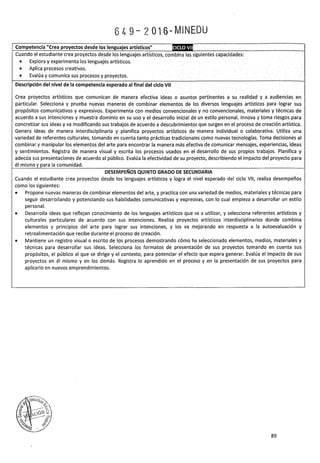 PROGRAMA CURRICULAR DE EDUCACIÓN SECUNDARIA 2017