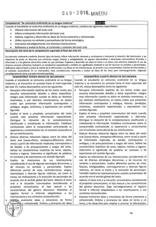 PROGRAMA CURRICULAR DE EDUCACIÓN SECUNDARIA 2017