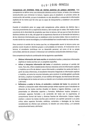 PROGRAMA CURRICULAR DE EDUCACIÓN SECUNDARIA 2017