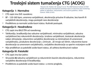 Acog Status Comprehensive Overview of Cardiotocography in Modern Perinatology | PPTX