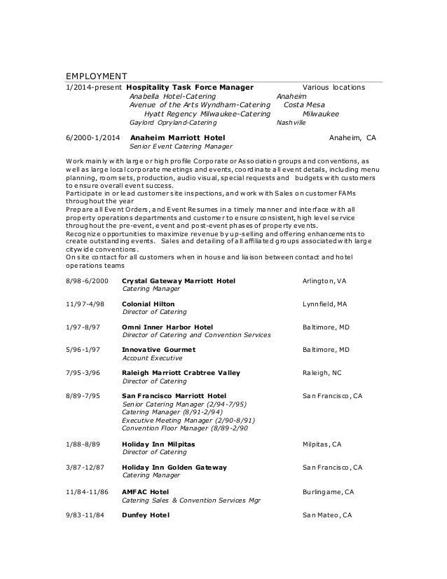 what does a current resume look like