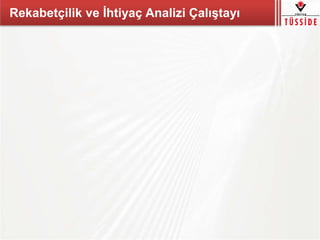Rekabetçilik ve İhtiyaç Analizi Çalıştayı
 
