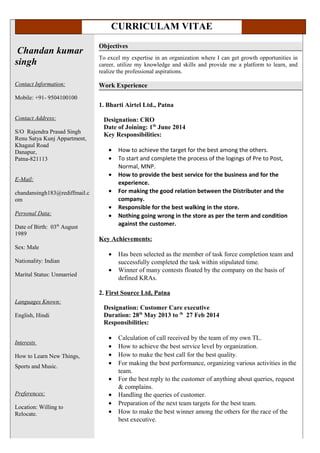 chandan C V | DOC