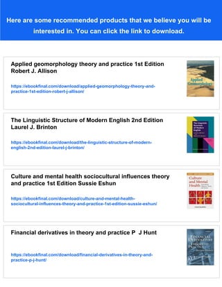 The Integrated Behavioral Health Continuum Theory and Practice 1st ...