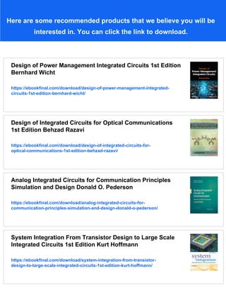 Digital integrated circuits a design perspective 2nd ed Edition Jan M ...