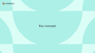 Key concepts
 