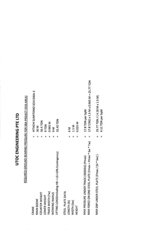 Lifting Plan for INSTALLATION XCR40 & XCR41 by using Crawler Crane ...