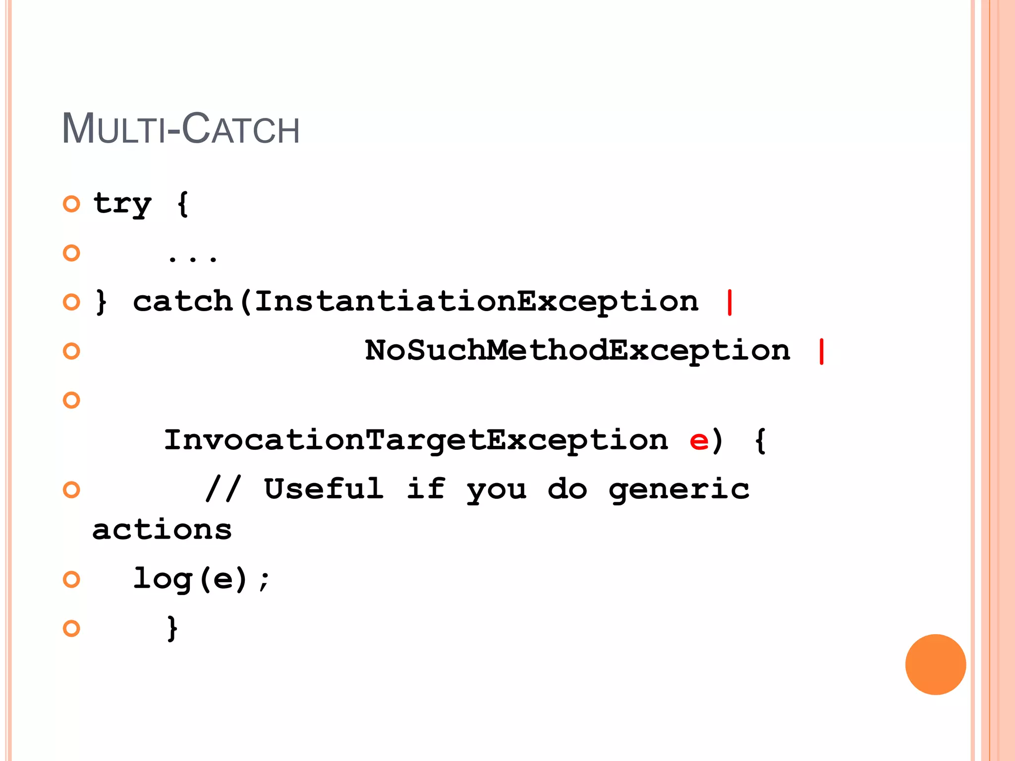 Java New Features | PPTX