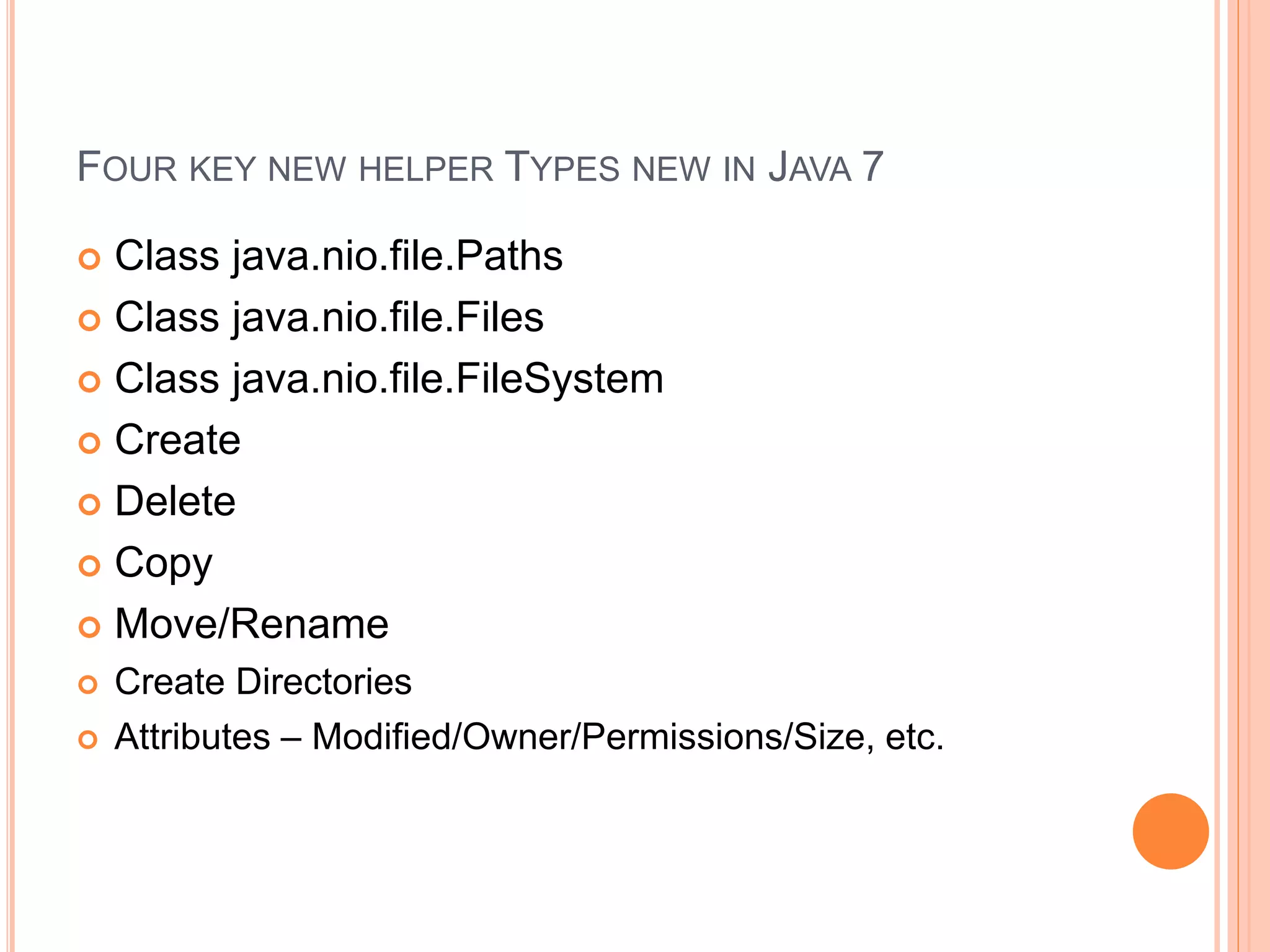 Java New Features | PPTX