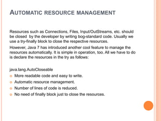 Java New Features | PPTX