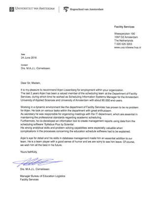 160624 Letter of recommendation FS-A Lissenberg