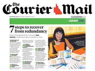 COURIER MAIL CAREERONE interview