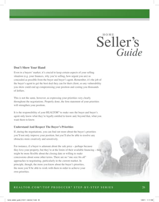 Home_Sellers_Guide | PDF | Real Estate Industry | Industries