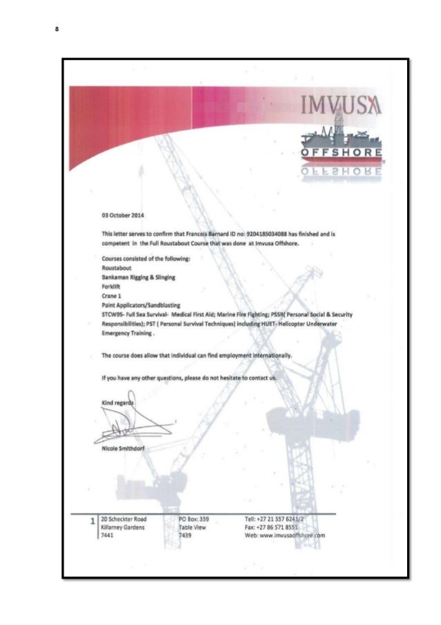 f barnard resume complete floor hand roughneck mining oil gas