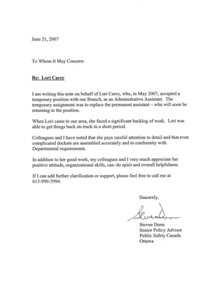 Ref. Letter_S. Dunn - Public Safety Canada