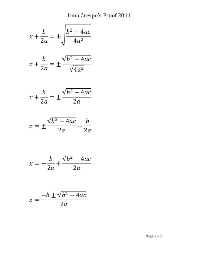 standard form quadratic