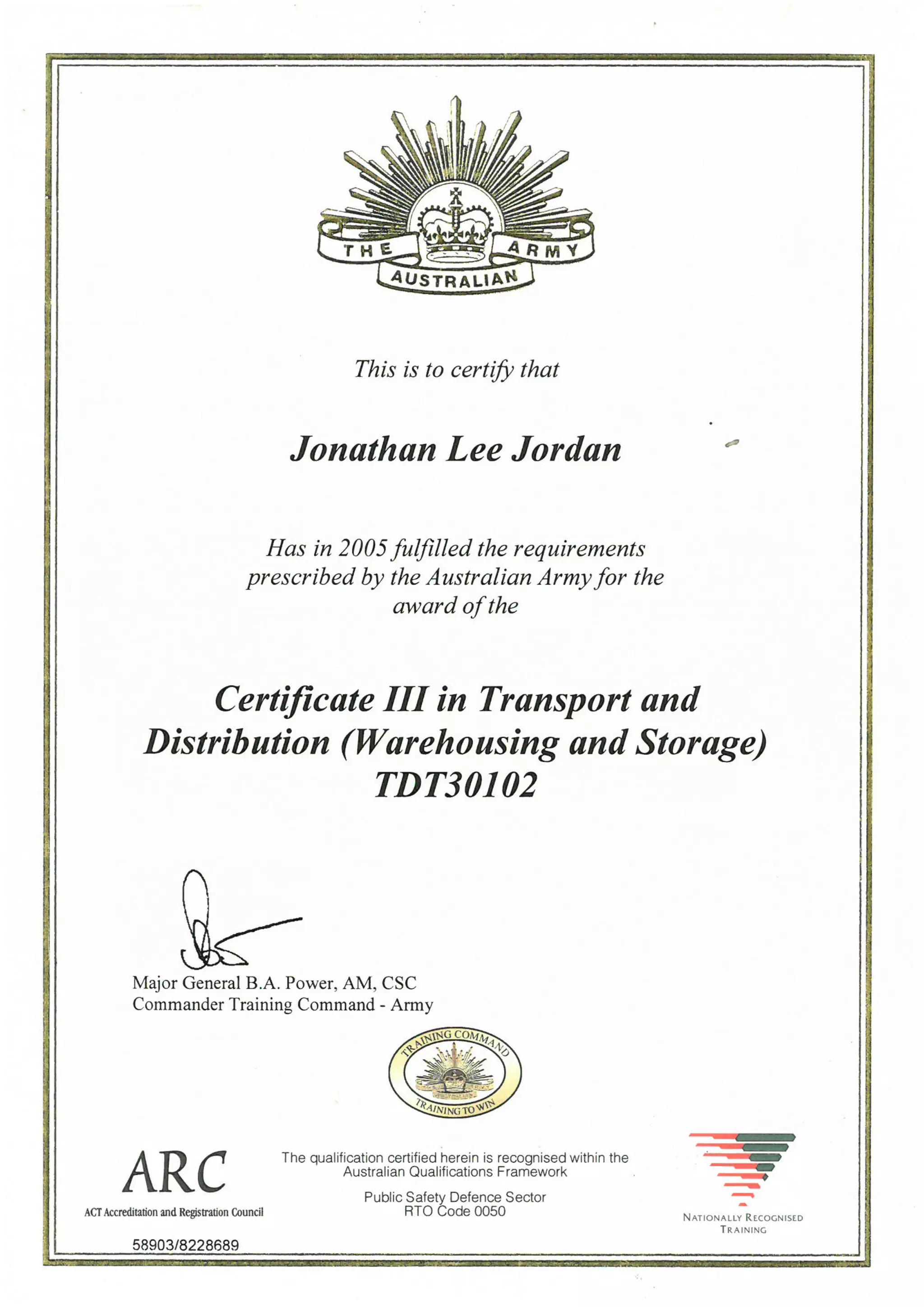 CERT 3 TRANSPORT AND STORAGE | PDF