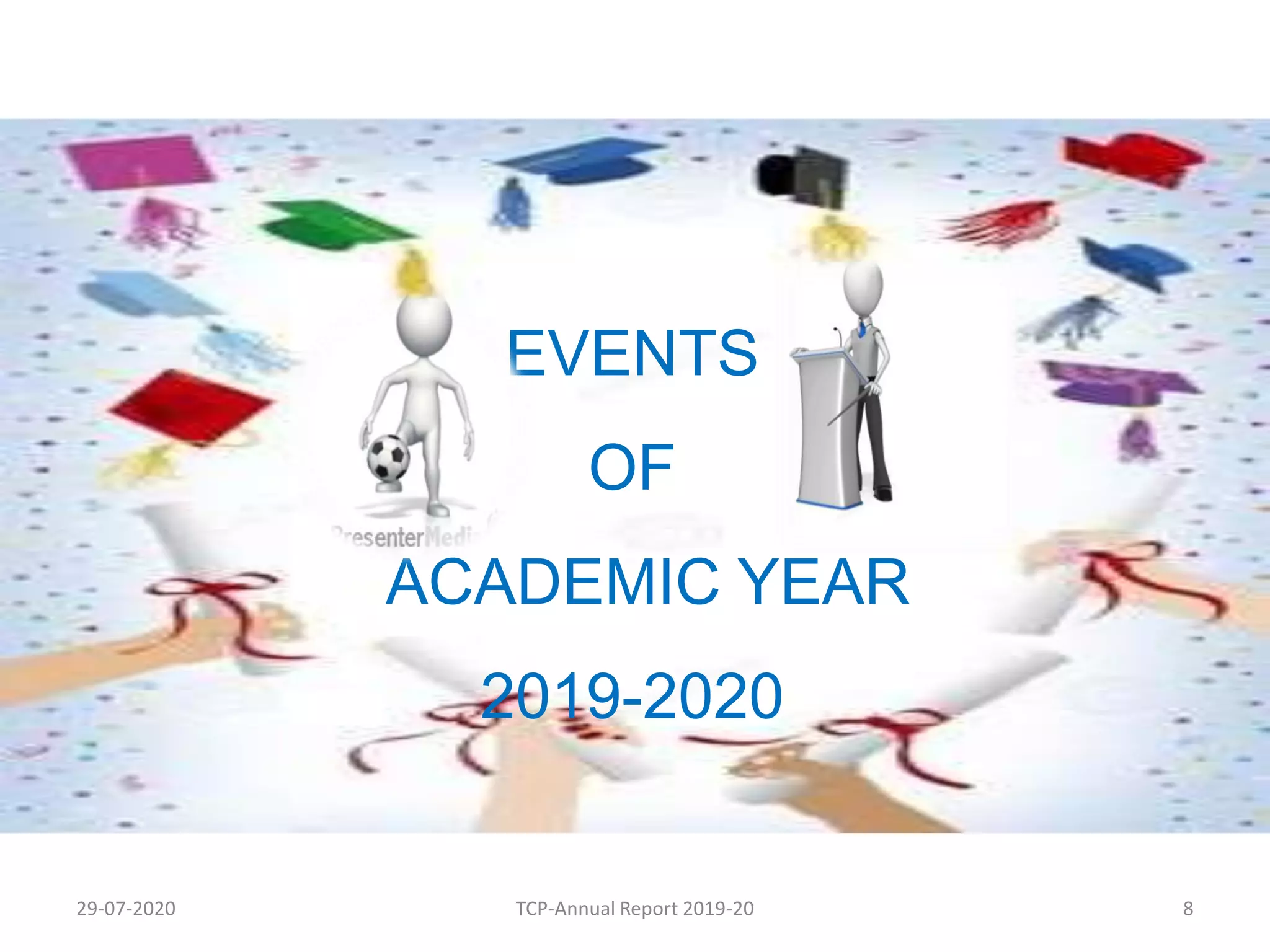 29-07-2020 TCP-Annual Report 2019-20 8
EVENTS
OF
ACADEMIC YEAR
2019-2020
 