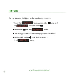 Prodigy Control System Operation Manual