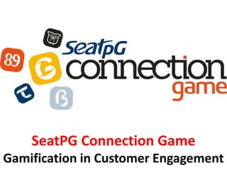 SeatPG Connection Game
Gamification in Customer Engagement
 