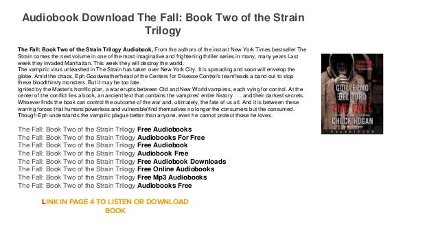 Audiobook Free Free Android The Fall: Book Two Of The Strain Trilogy